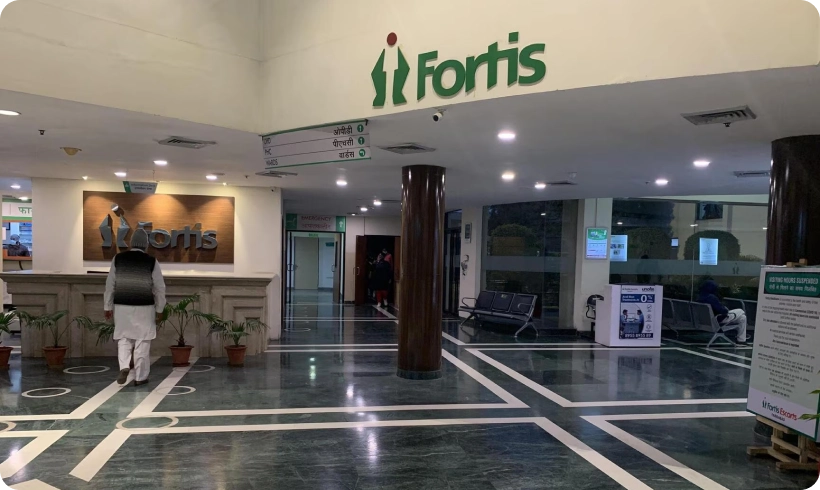 Fortsi hospital Name Board Design by Brand Signages