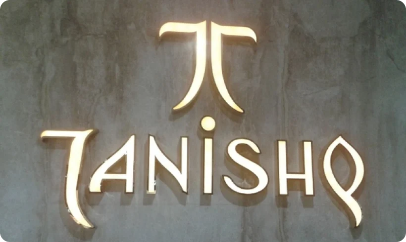 Tanishq LED Sign Board Design