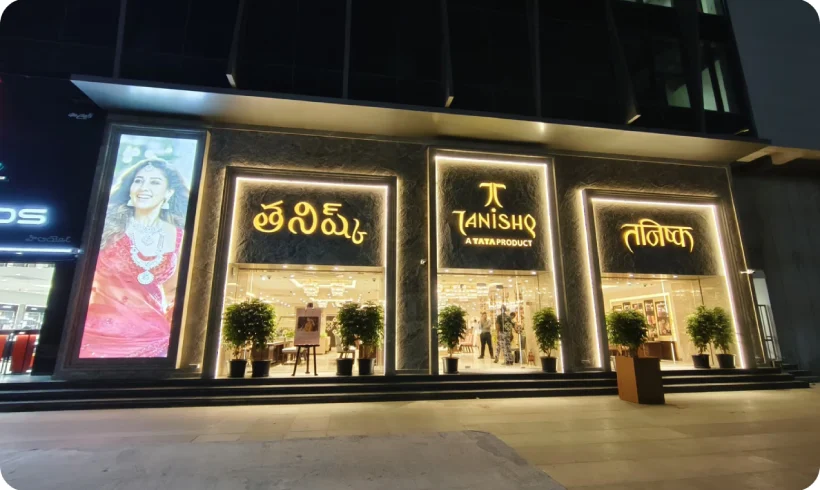 LED Sign Board for Cafe Mocha - Brand Signages