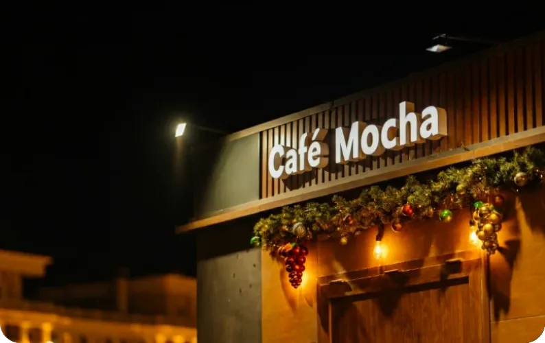 Café Mocha Signage Project