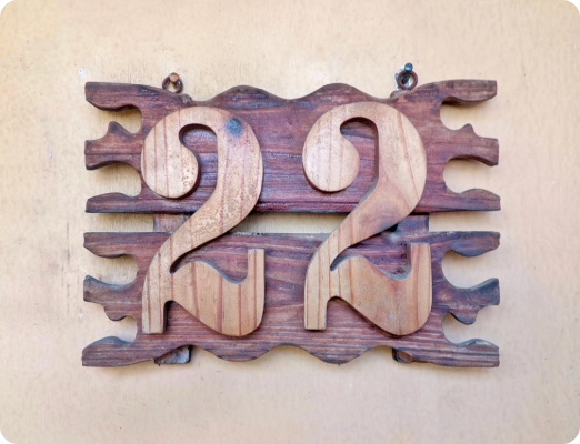 House Number Signage