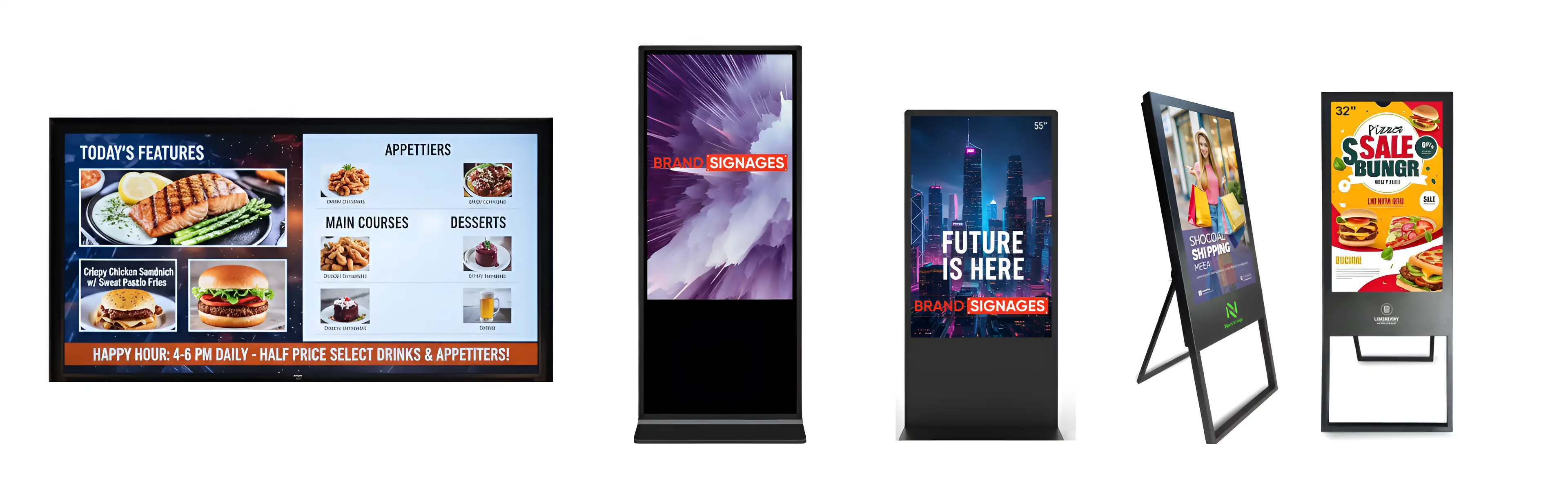 Digital Signage Product range by Brand Signages