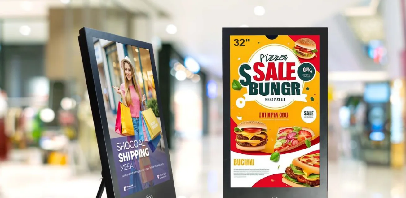 Hotel and Restaurant Digital Standee Solution