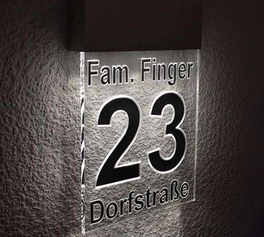 Acrylic Led Signages Design
