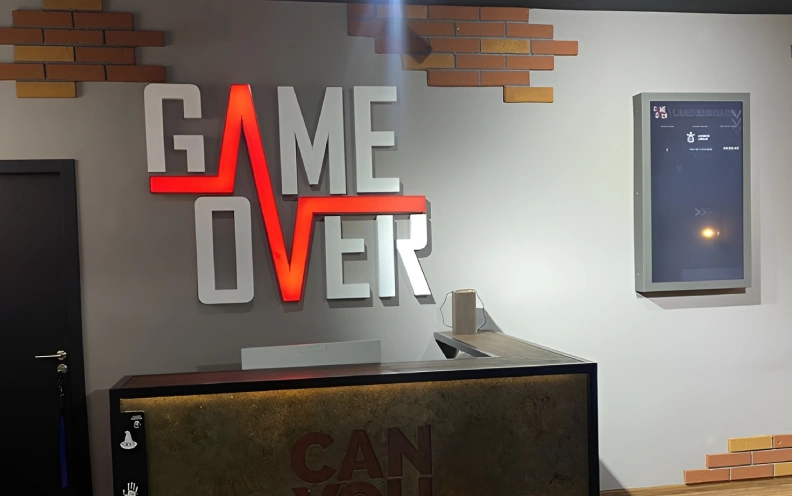 Game Shop LED Sign Board