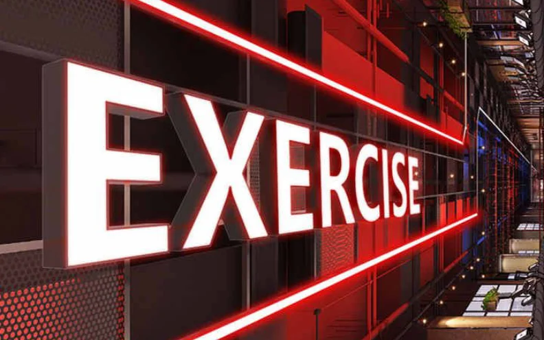 Gym LED Sign Board