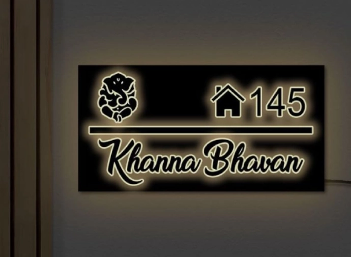 2D Stencil Cut Sign Boards