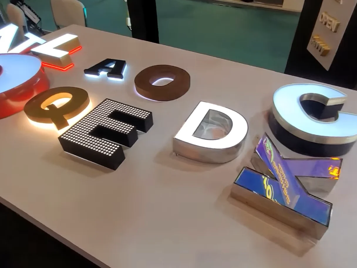 3D LED Acrylic Letters Designed by Brand Signages