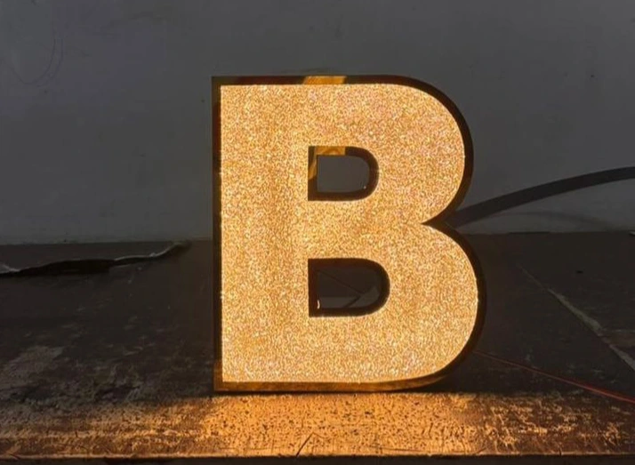 3D Crystal LED Letters