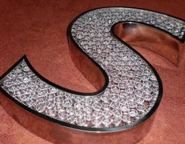 3D Crystal LED Letters