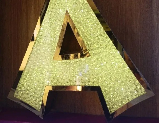 3D Crystal LED Letters