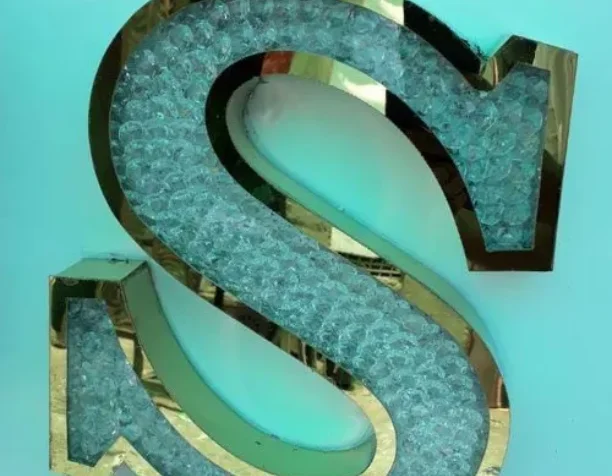 3D Crystal LED Letters
