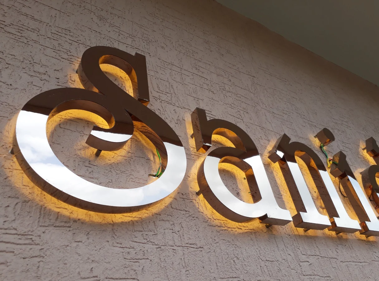 Metal LED Sign Board