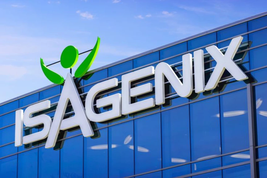 Sky Sign Board(e.g., Sky Sign Mounted on Corporate Building - ISAGENIX)