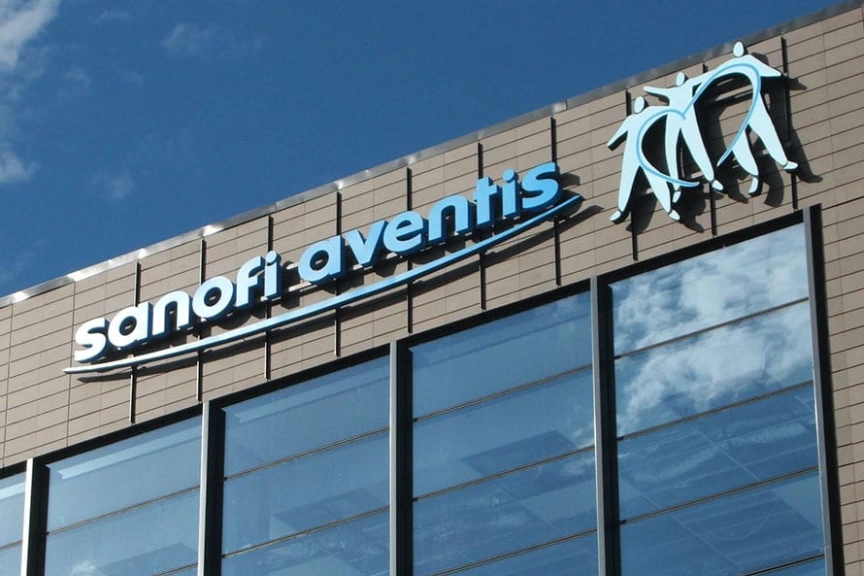 Sky Sign Board (e.g., Sky Sign Mounted on Corporate Building- Sanofi Avontis)
