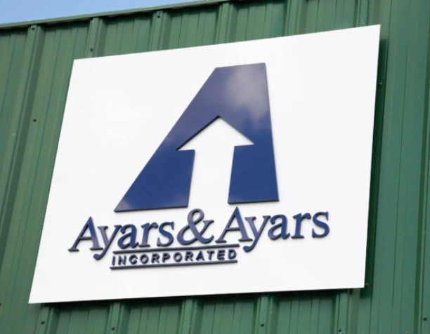 2D Stencil Cut Sign Boards