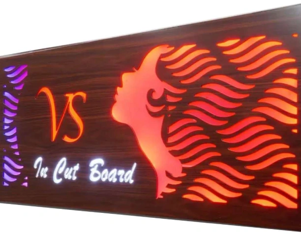 2D Stencil Cut Sign Boards