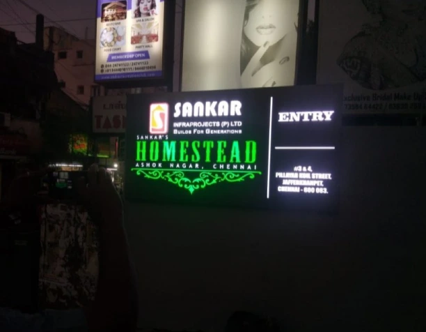 2D Stencil Cut Sign Boards