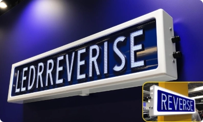 LED Reverse Light Sign