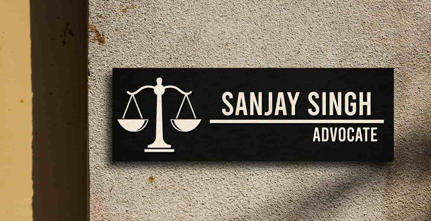 Advocate Office LED Name Board