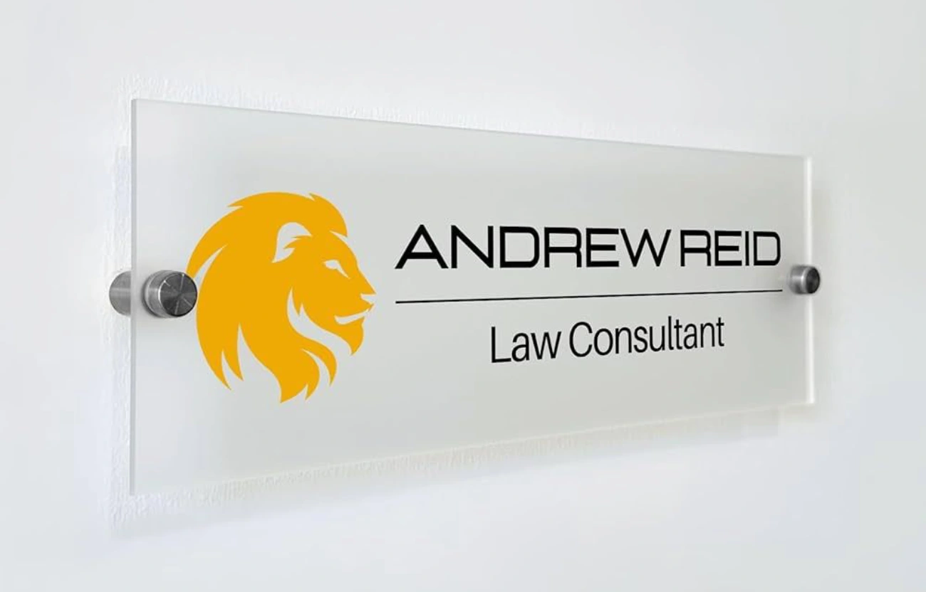 Advocate Name Board Design 4