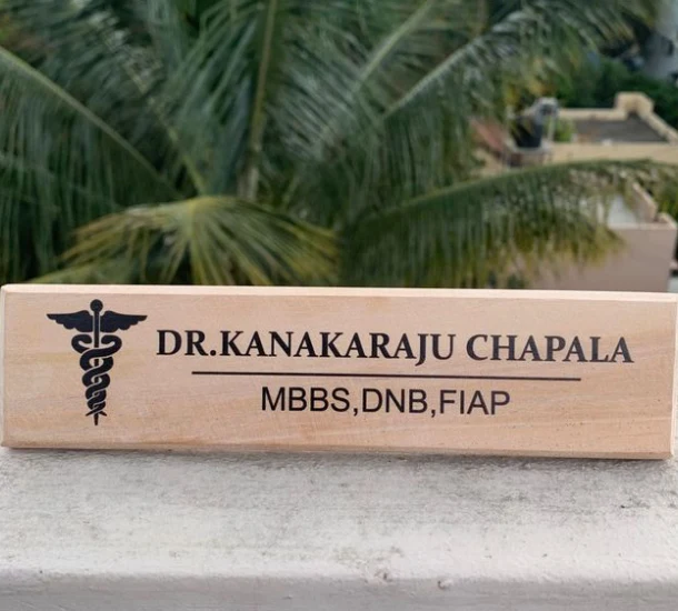 Acrylic LED Name Board for Office- Smith California