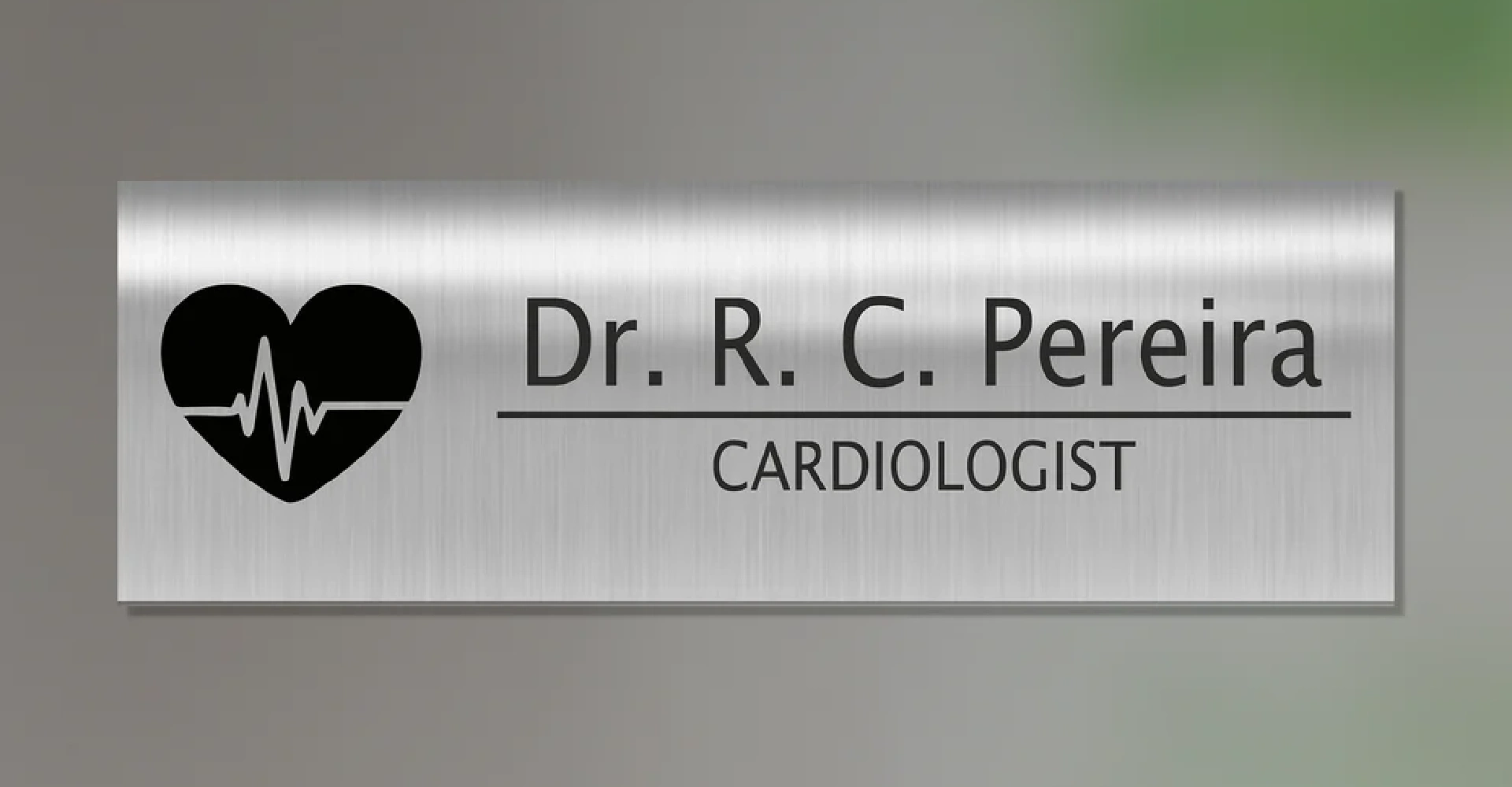 Exclusive Doctor Name Board Design by Brand Signages