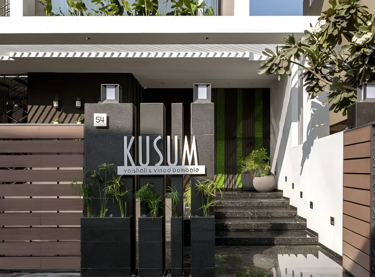 Kusum House Name Board Design