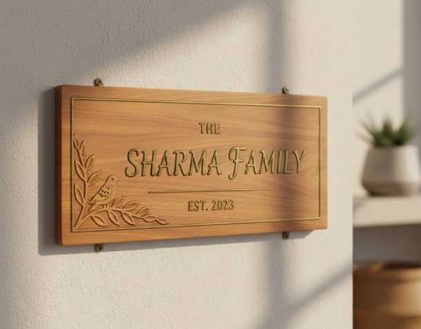 House Name Board Design