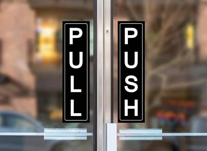 Push & Pull Door Signs