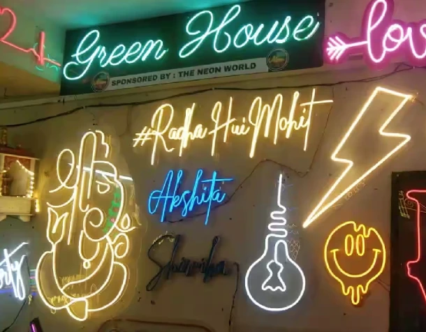 Neon Glow Sign Board for Shop