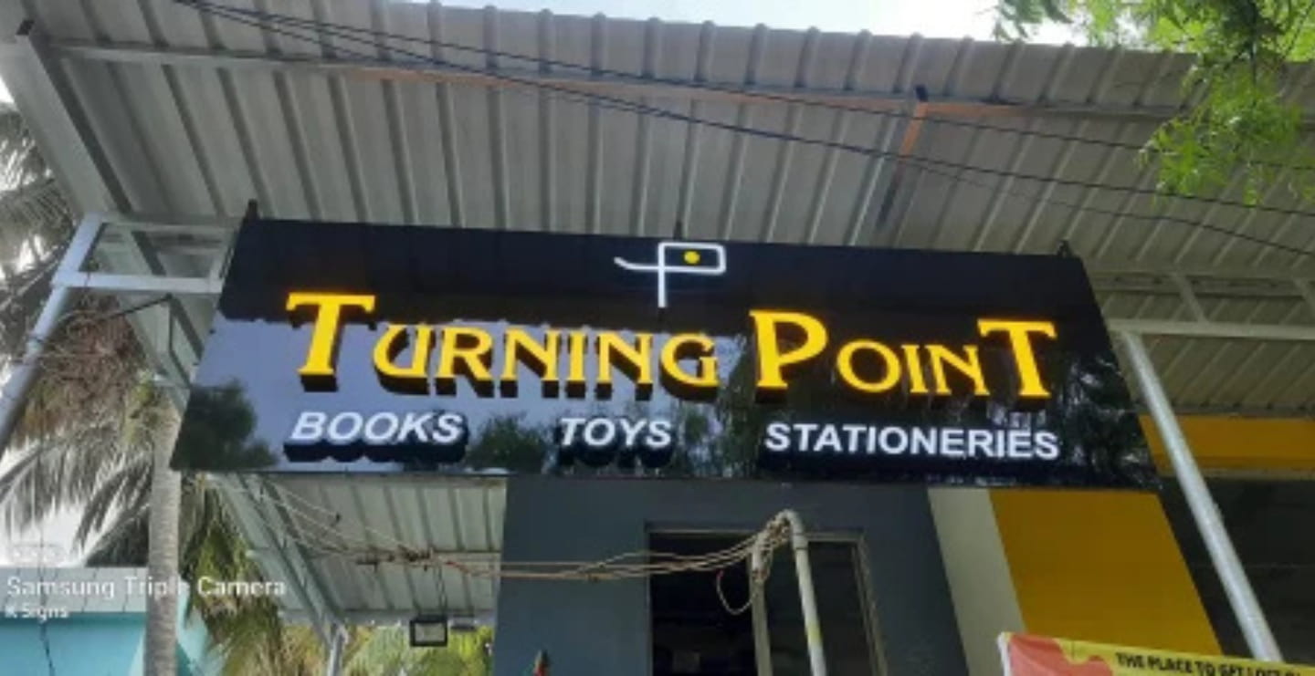 LED Stationery Shop Name Board