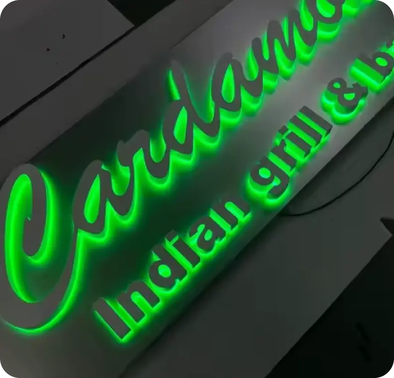 LED Sign Board Design for B2B Customer