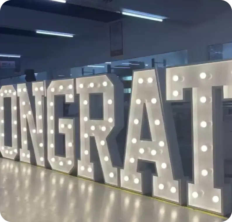 LED Sign Board Design for B2B Customer