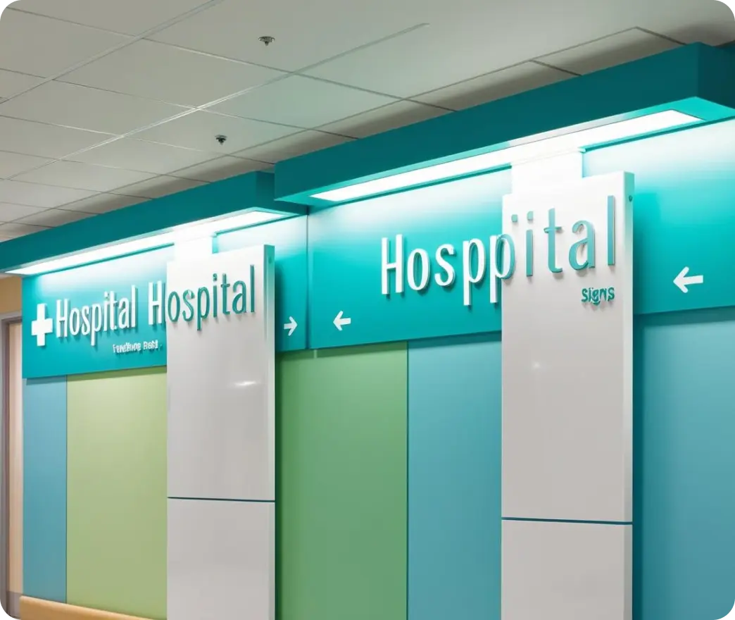 Premium Hospital Sign Boards - Brand Signages