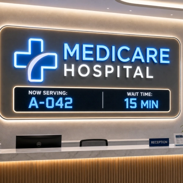 Hospital Name Board