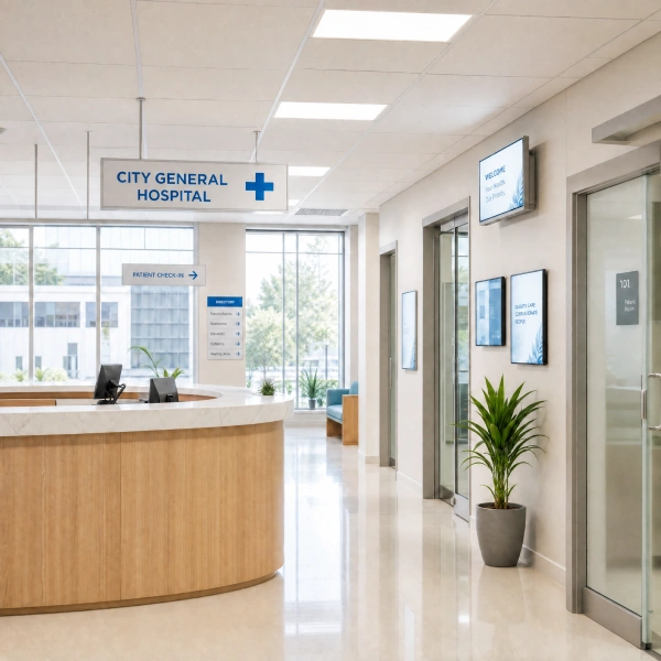 Hospital Indoor Signage