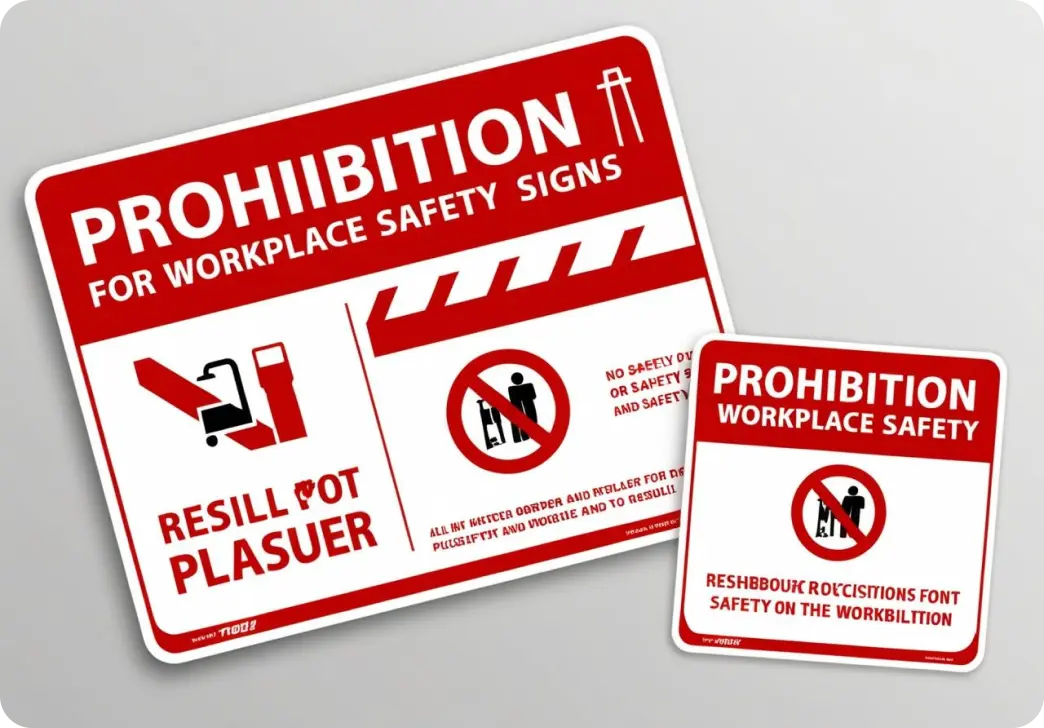 Prohibitory Signages