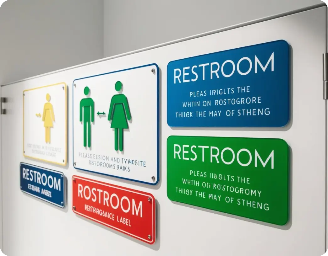 Restroom Signs & Labels