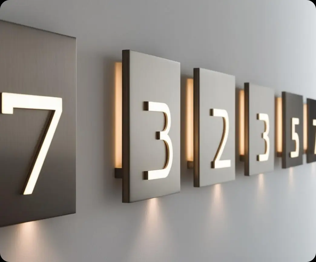 room-number Signages