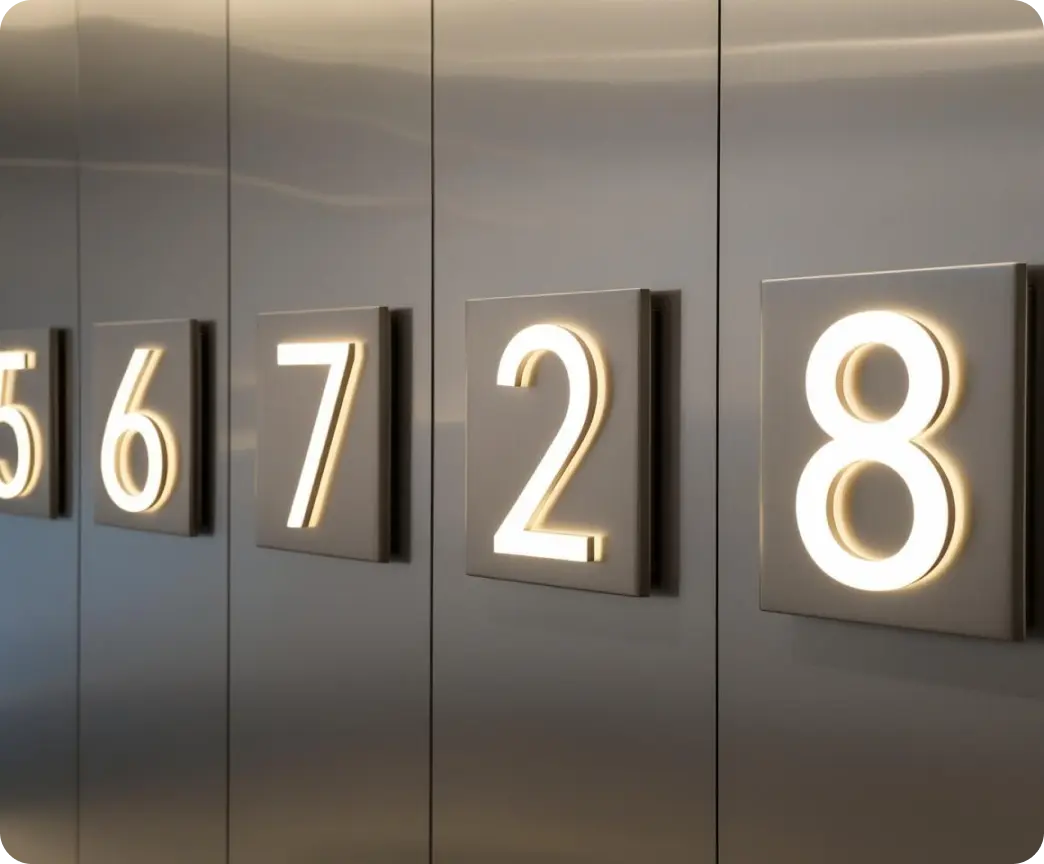 room-number Signages