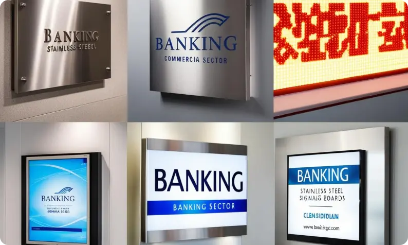 Banking Sector Signage Services