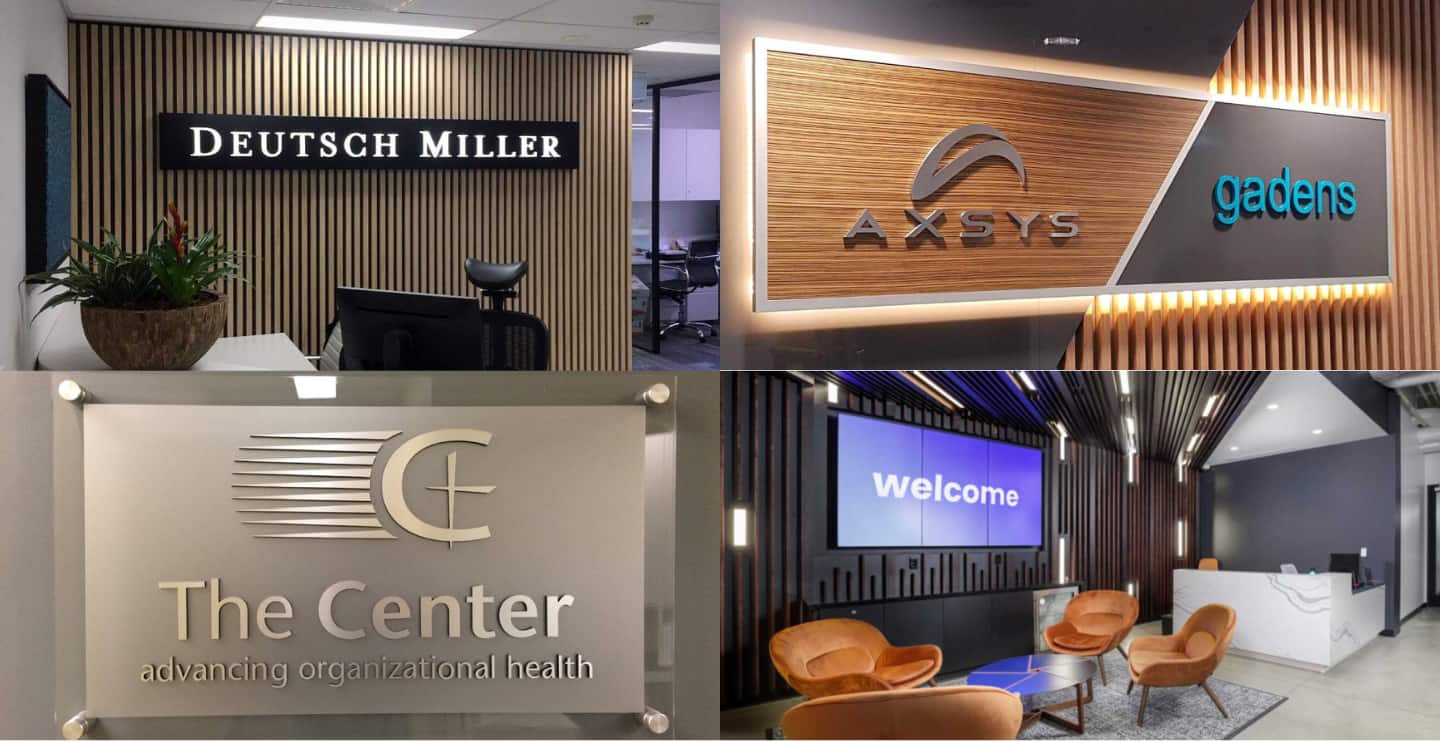 Office Reception Signage Boards