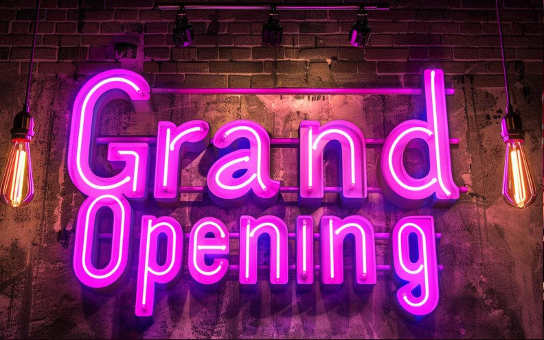 Grand Opening Neon Sign
