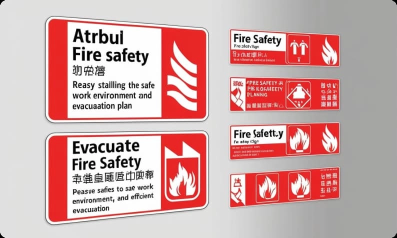 Fire Safety and Fire Extinguisher Signages