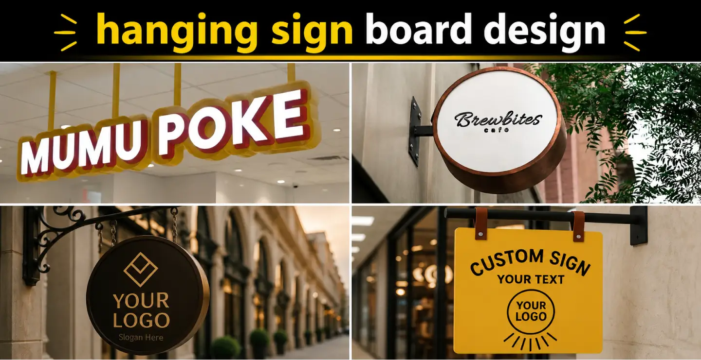 Hanging Sign Board Design: Complete Guide for 2026