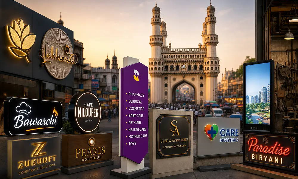 Top 10 Best Sign Board Manufacturers in Hyderabad