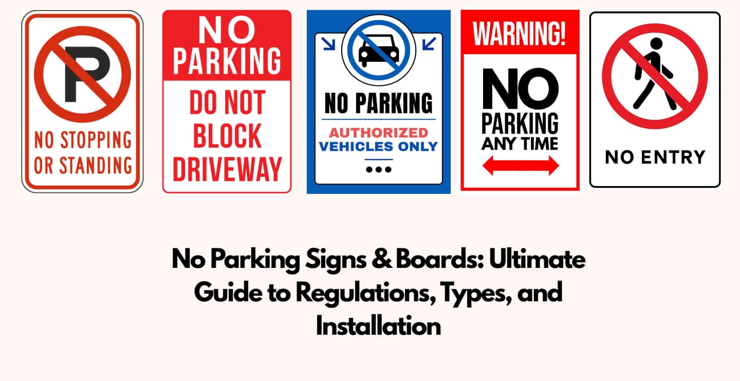 No Parking Signs & Boards: Ultimate Guide to Regulations, Types, and Installation