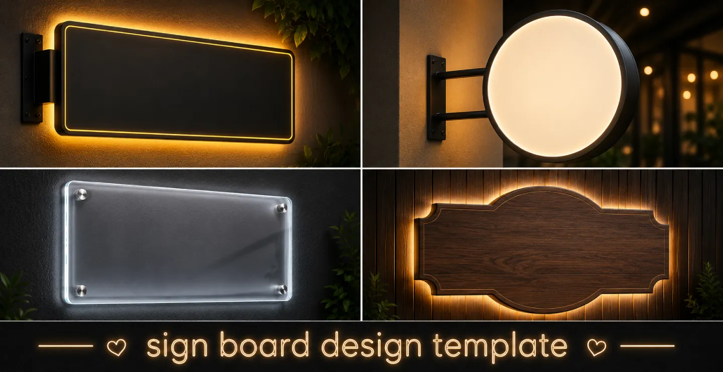 Sign Board Templates: 2026 Ideas for Better Branding