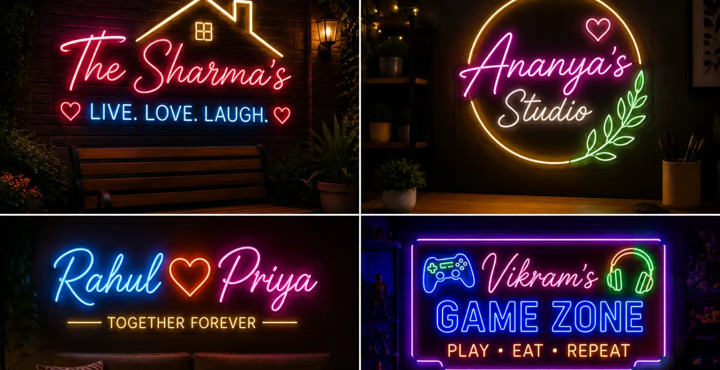 Personalized Neon Signs: The Complete Guide to Ideas, Types & Design Tips
